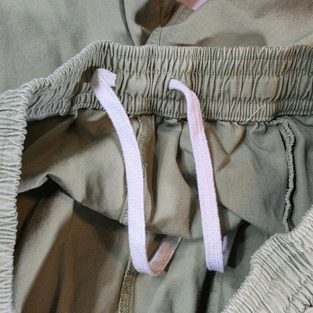 Nike Sportswear Cargo Pants Olive Green Cotton Womens Size Large DJ0386 - Picture 9 of 12